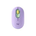 Maus von Logitech, in der Farbe Lila, andere Perspektive, Vorschaubild