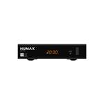 Sat-Receiver von Humax, in der Farbe Schwarz, andere Perspektive, Vorschaubild