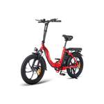 Elektrische Fahrräder von fafrees, in der Farbe Rot, andere Perspektive, Vorschaubild