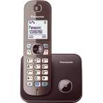 Telefon von Panasonic, in der Farbe Braun, andere Perspektive, Vorschaubild