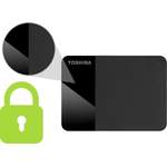 Externe Festplatte von Toshiba, in der Farbe Schwarz, Vorschaubild