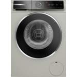 Frontlader-Waschmaschine von Bosch, in der Farbe Silber, andere Perspektive, Vorschaubild