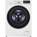 Waschmaschine von LG, in der Farbe Weiss, andere Perspektive, Vorschaubild