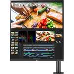 LCD-Monitor von LG, in der Farbe Schwarz, andere Perspektive, Vorschaubild