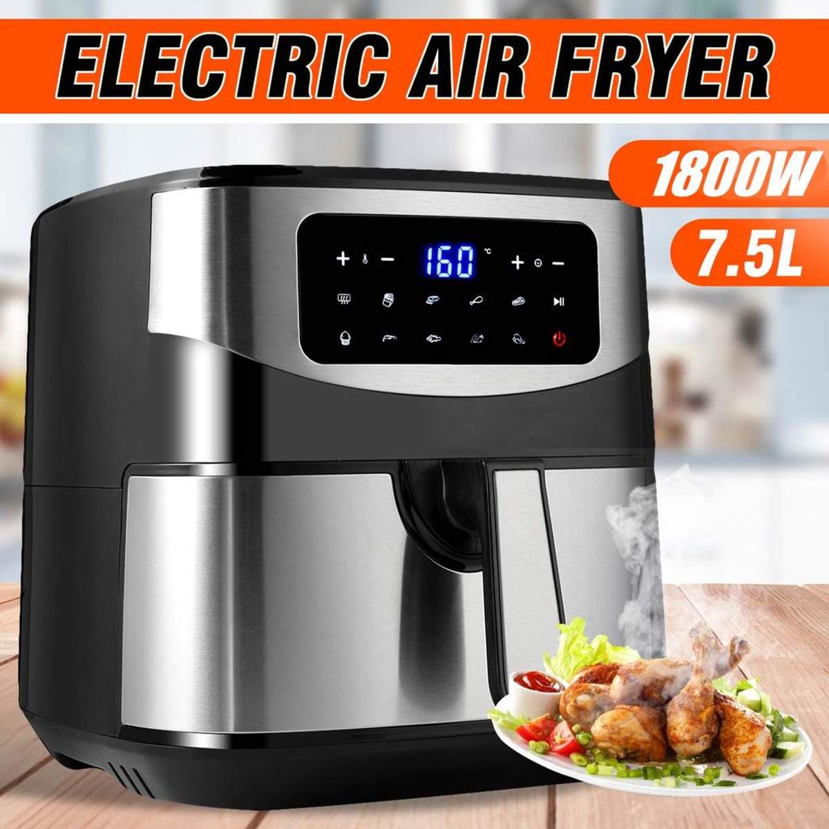 Professionelle Fritteuse 10L für Gastronomie mit Ablasshahn Professionelle Fritteuse 10L für Gastronomie mit Ablasshahn