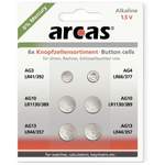 ARCAS Knopfzellen-Set, der Marke ARCAS