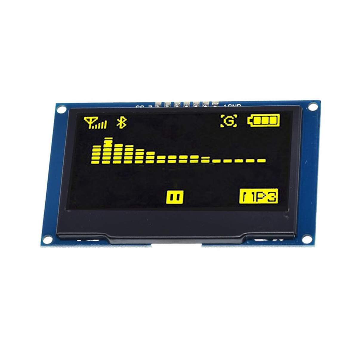 Modulo OLED 2.42" SSD1309 128x64, IIC Bianco, 4 Pin, Per Arduino E Progetti Embedded
