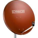 Satelliten-Antenne von Schwaiger, in der Farbe Rot, andere Perspektive, Vorschaubild