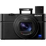 Kompaktkamera von Sony, in der Farbe Schwarz, andere Perspektive, Vorschaubild
