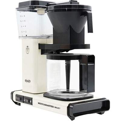Preisvergleich für Moccamaster Filterkaffeemaschine KBG Select,  Papierfilter Größe 4, von Hand gefertigt, in der Farbe Weiss, GTIN:  8712072539747 | Ladendirekt