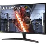 Gaming-LED-Monitor von LG, in der Farbe Schwarz, andere Perspektive, Vorschaubild