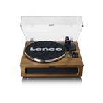Vinylspieler von Lenco, in der Farbe Braun, andere Perspektive, Vorschaubild