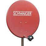 Satelliten-Antenne von Schwaiger, in der Farbe Rot, andere Perspektive, Vorschaubild