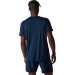 Laufshirt von ASICS, in der Farbe Blau, aus Polyester, andere Perspektive, Vorschaubild