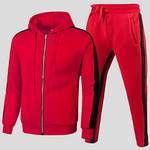 Trainingsanzug von Kobilee, in der Farbe Rot, aus Polyester, andere Perspektive, Vorschaubild