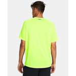 T-Shirt von Under Armour, in der Farbe Gelb, aus Polyester, andere Perspektive, Vorschaubild