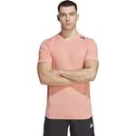 T-Shirt von Adidas, in der Farbe Rosa, aus Polyester, andere Perspektive, Vorschaubild
