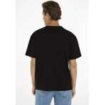 T-Shirt von TOMMY JEANS Plus, in der Farbe Schwarz, aus Jersey, andere Perspektive, Vorschaubild
