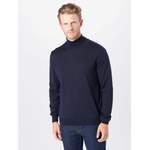 Rollkragenpullover von Olymp, in der Farbe Blau, aus Jeans, andere Perspektive, Vorschaubild