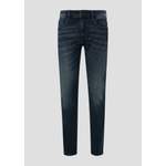 Slim Fit Jeans von QS, in der Farbe Blau, aus Baumwolle, Vorschaubild
