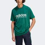 T-Shirt von Adidas Sportswear, in der Farbe Grün, aus Polyester, andere Perspektive, Vorschaubild