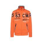 Sweatjacke von camp david, in der Farbe Orange, aus Polyester, andere Perspektive, Vorschaubild