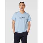 T-Shirt von Polo Ralph Lauren Underwear, in der Farbe Blau, aus Baumwolle, andere Perspektive, Vorschaubild