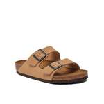 Pantolette von Birkenstock, in der Farbe Beige, andere Perspektive, Vorschaubild