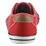 Schnurschuh von mustang shoes, in der Farbe Rot, aus Textil, andere Perspektive, Vorschaubild