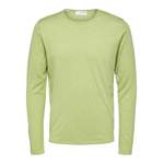 V-Pullover von Selected Homme, in der Farbe Grün, aus Baumwolle, andere Perspektive, Vorschaubild