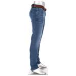 Slim Fit Jeans von Alberto, aus Baumwolle, andere Perspektive, Vorschaubild