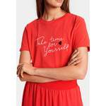 T-Shirt von Saint Tropez, in der Farbe Rot, andere Perspektive, Vorschaubild