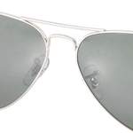 Herren-Sonnenbrille von Ray Ban, in der Farbe Silber, aus Metall, andere Perspektive, Vorschaubild