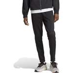 Herren-Sporthosen von Adidas, in der Farbe Schwarz, aus Polyester, andere Perspektive, Vorschaubild