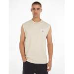 Tanktop von Tommy Jeans, in der Farbe Beige, aus Jersey, andere Perspektive, Vorschaubild