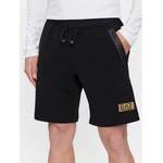 Sportshorts von EA7 Emporio Armani, in der Farbe Schwarz, aus Elastodien, Vorschaubild