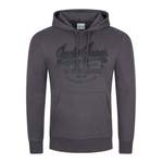 Kapuzenpullover von jack & jones, in der Farbe Grau, aus Polyester, andere Perspektive, Vorschaubild