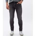 Slim Fit Jeans von BRAX, in der Farbe Grau, aus Baumwolle, andere Perspektive, Vorschaubild