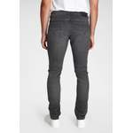 Slim Fit Jeans, in der Farbe Grau, aus Elasthan, andere Perspektive, Vorschaubild