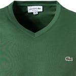 T-Shirt von Lacoste, in der Farbe Grün, aus Baumwolle, andere Perspektive, Vorschaubild