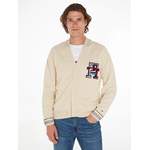 Cardigan von Tommy Hilfiger, in der Farbe Beige, andere Perspektive, Vorschaubild