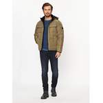 Steppjacke von Jack&Jones, in der Farbe Braun, aus Webstoff, andere Perspektive, Vorschaubild