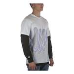 T-Shirt von Octopus, in der Farbe Weiss, aus Stoff, andere Perspektive, Vorschaubild