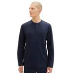 Langarm Shirt von Tom Tailor, in der Farbe Blau, aus Polyester, andere Perspektive, Vorschaubild