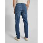 Slim Fit Jeans von mustang, in der Farbe Blau, aus Baumwolle, andere Perspektive, Vorschaubild