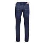 Slim Fit Jeans von MAC HOSEN, in der Farbe Blau, aus Polyester, andere Perspektive, Vorschaubild