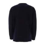 Herren-Pullover von Jil Sander, in der Farbe Blau, aus Wolle, andere Perspektive, Vorschaubild