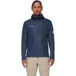 Herren-Sportjacke von mammut, in der Farbe Blau, aus Polyester, andere Perspektive, Vorschaubild