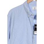 Herrenhemd von H&M, in der Farbe Blau, aus Baumwolle, andere Perspektive, Vorschaubild