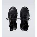 Stiefel von Versace, in der Farbe Schwarz, aus Leder, andere Perspektive, Vorschaubild